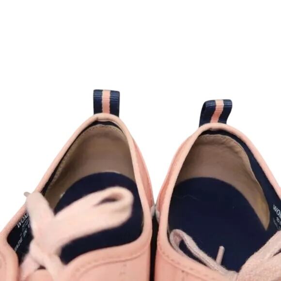 Sperry Shoes Womens 10 Sneakers Slip On Lifestyle Casual Lace Up Pink Preppy Low - Picture 11 of 12